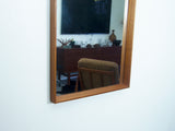 Danish Teak Hanging Wall Mirror