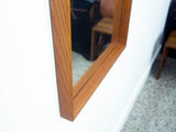 Danish Teak Hanging Wall Mirror