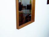 Danish Teak Hanging Wall Mirror