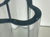 Asta Stromberg Tri-Symmetric Crystal Glass Vase