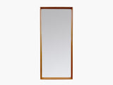 Danish Teak Hanging Wall Mirror