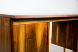 Vintage Mid Century Modern Walnut Executive Desk