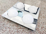 Lightolier Chrome Flush Mount Ceiling Pendant