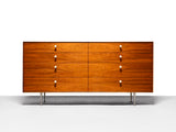 George Nelson Thin Edge Dresser in Walnut for Herman Miller