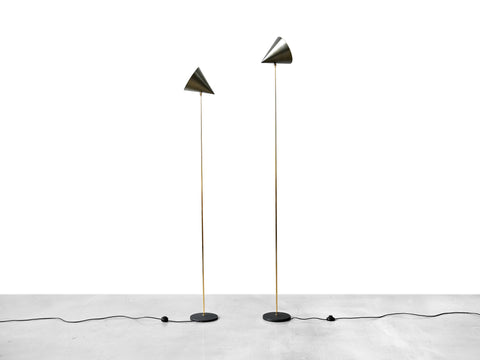 Pair of Luigi Caccia Dominioni LTE 5 Floor Lamps by Azucena