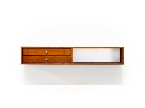 Kai Kristiansen Teak Floating Wall Shelf for Axel Kjersgaard