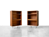 George Nelson BCS Bookcases in Walnut for Herman Miller - a Pair