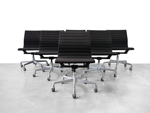 Vintage Eames Aluminum Group Management Chairs for Herman Miller - Set of 6