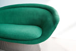 Vintage Warren Platner Settee in Green Knoll Fabric