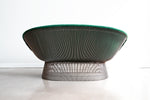 Vintage Warren Platner Settee in Green Knoll Fabric