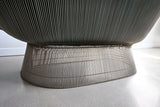 Vintage Warren Platner Settee in Green Knoll Fabric