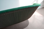 Vintage Warren Platner Settee in Green Knoll Fabric