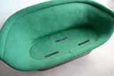 Vintage Warren Platner Settee in Green Knoll Fabric