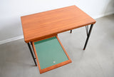 Vintage Teak Writing Desk by Peter Hvidt for John Stuart