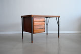 Vintage Teak Writing Desk by Peter Hvidt for John Stuart