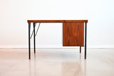Vintage Teak Writing Desk by Peter Hvidt for John Stuart
