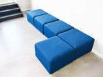'Sistema 61' Modular Upholstered Cube Seating by Giancarlo Piretti for Anonima Castelli - Set of 5