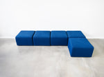 'Sistema 61' Modular Upholstered Cube Seating by Giancarlo Piretti for Anonima Castelli - Set of 5