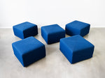 'Sistema 61' Modular Upholstered Cube Seating by Giancarlo Piretti for Anonima Castelli - Set of 5