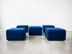 'Sistema 61' Modular Upholstered Cube Seating by Giancarlo Piretti for Anonima Castelli - Set of 5