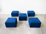 'Sistema 61' Modular Upholstered Cube Seating by Giancarlo Piretti for Anonima Castelli - Set of 5