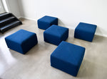 'Sistema 61' Modular Upholstered Cube Seating by Giancarlo Piretti for Anonima Castelli - Set of 5