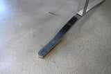 Carrara Marble Dining Table with Stainless Steel Base by Nicos Zographos