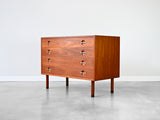 Vintage 4-Drawer Chest of Drawers in Teak by Hans Wegner for RY Möbler