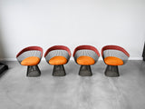Vintage Warren Platner Bronze Dining Chairs for Knoll International - Set of Four