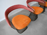 Vintage Warren Platner Bronze Dining Chairs for Knoll International - Set of Four