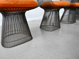 Vintage Warren Platner Bronze Dining Chairs for Knoll International - Set of Four