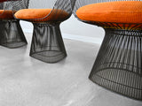 Vintage Warren Platner Bronze Dining Chairs for Knoll International - Set of Four