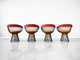 Vintage Warren Platner Bronze Dining Chairs for Knoll International - Set of Four