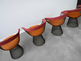 Vintage Warren Platner Bronze Dining Chairs for Knoll International - Set of Four