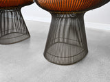 Vintage Warren Platner Bronze Dining Chairs for Knoll International - Set of Four