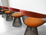 Vintage Warren Platner Bronze Dining Chairs for Knoll International - Set of Four