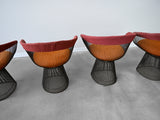 Vintage Warren Platner Bronze Dining Chairs for Knoll International - Set of Four