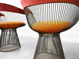 Vintage Warren Platner Bronze Dining Chairs for Knoll International - Set of Four