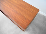 Vintage Sliding Door Cabinet in Teak by Hans Wegner for RY Möbler