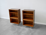 George Nelson BCS Bookcases in Walnut for Herman Miller - a Pair