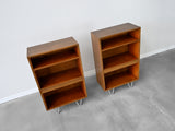 George Nelson BCS Bookcases in Walnut for Herman Miller - a Pair