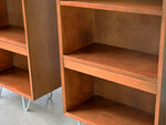 George Nelson BCS Bookcases in Walnut for Herman Miller - a Pair