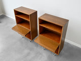George Nelson BCS Bookcases in Walnut for Herman Miller - a Pair