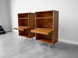 George Nelson BCS Bookcases in Walnut for Herman Miller - a Pair