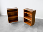 George Nelson BCS Bookcases in Walnut for Herman Miller - a Pair