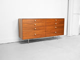 George Nelson Thin Edge Dresser in Walnut for Herman Miller