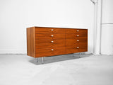 George Nelson Thin Edge Dresser in Walnut for Herman Miller