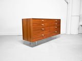 George Nelson Thin Edge Dresser in Walnut for Herman Miller