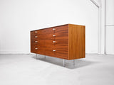 George Nelson Thin Edge Dresser in Walnut for Herman Miller