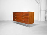 George Nelson Thin Edge Dresser in Walnut for Herman Miller